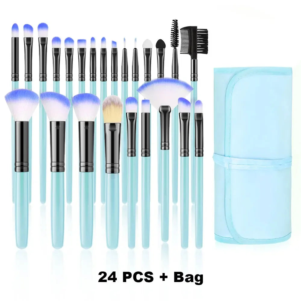 10-32PCS Makeup Brush Set Soft Fluffy Powder Foundation Contour Blush Concealer Eye Shadow Blending Makeup Kit Women Beauty Tool