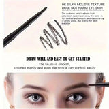 5Pcs Black Eyeliner Pencil Set - Waterproof, Long-Wearing, Easy Twist-up Application for Perfect Eye Makeup