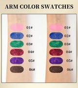 QIBEST 4D Silk Fiber Eyelash Mascara Waterproof Colorful Mascara For Eyelash Extension Thick Lift Lengthening Lasting Makeup
