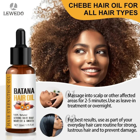 Batana Oil Hair Growth Products Fast Growth Batana Essence Oil Traction Alopecia Anti Hair Loss Baldness Treatment For Men Women