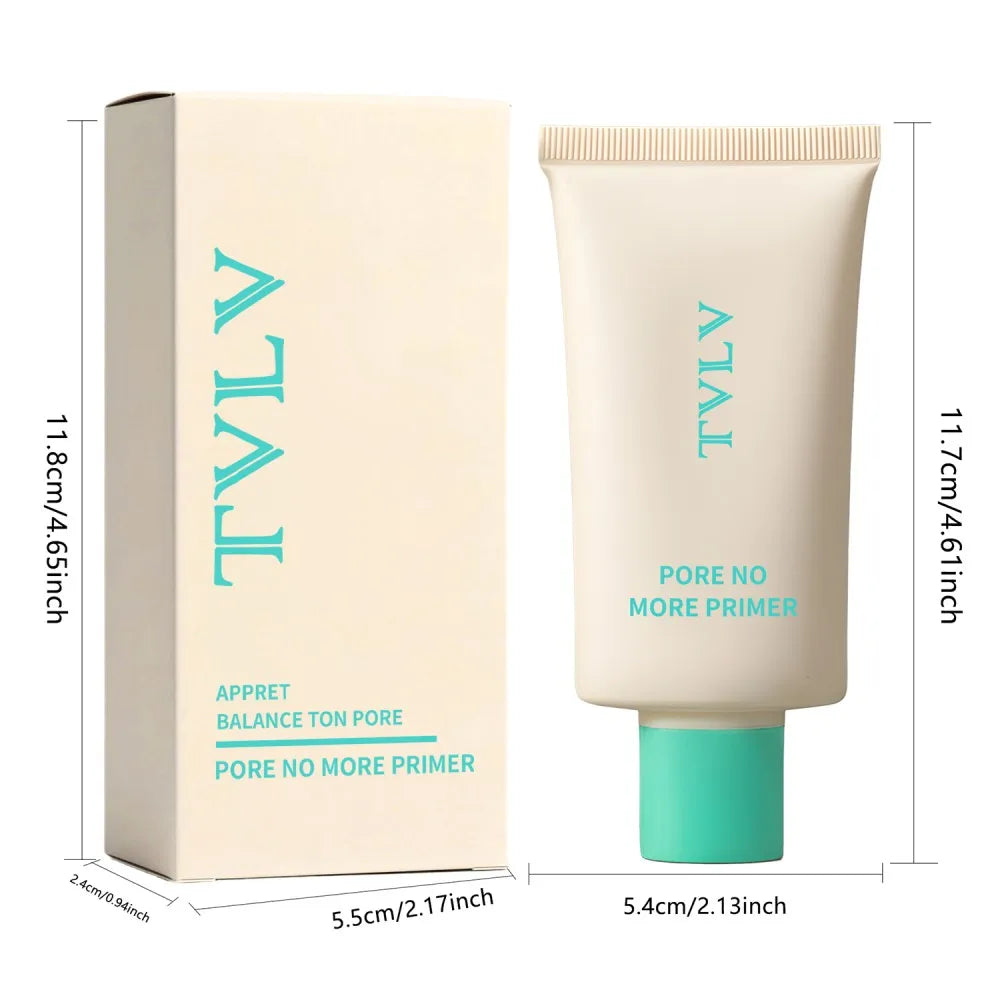 Pore No More Primer Moisturizing Long-Lasting Oil Control Matte Finish Primer Water & Sweat Resistant Base Makeup