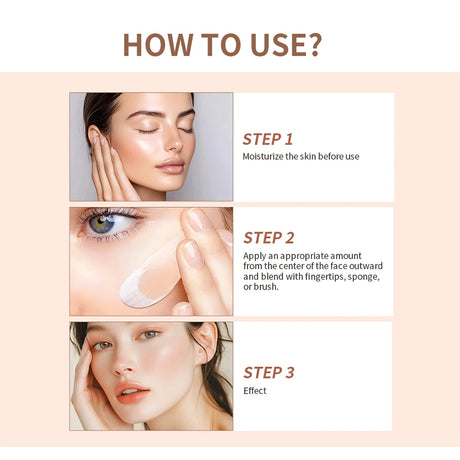 SPF30+Color Changing Foundation 4 in 1 Sun Liquid Moisture Waterproof Nourishes Coverage for All Skin Types Free Puff