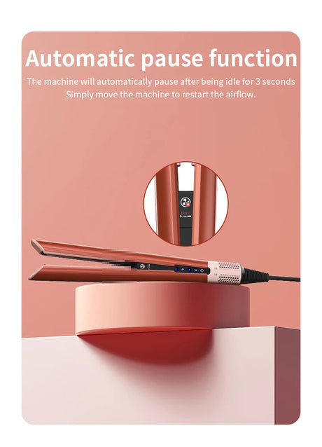 Hair straightener HT01 hair dryer Huaqiangbei straight board clamp straight hair negative ion does not damage hair dry and wet