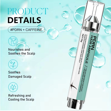 Hair Ampoule with Keratin & Biotin, Deeply Moisturizes & Repairs Hair, Increases Scalp Hydration for Healthy-Looking Hair.