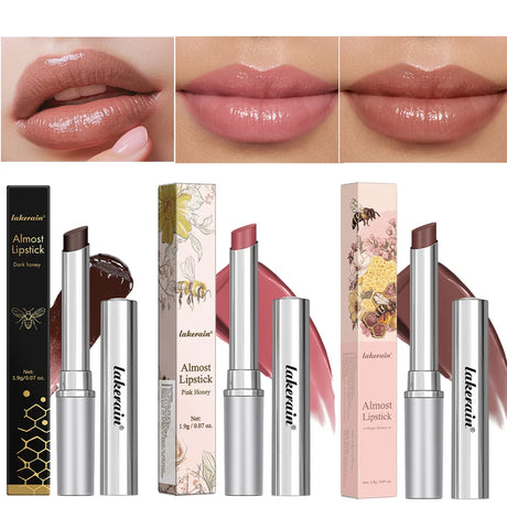 Honey Lipstick Long Lasting Moisturizing Natural Lip Plumper Makeup Lip Plumping Gloss Cosmetics Exfoliating for Lip