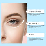 60PCS Retinol Eye Masks Firming Eye Bags Anti Dark Circles Fine Lines Removal Moisturizing Anti Wrinkle Skin Care Eye Patches