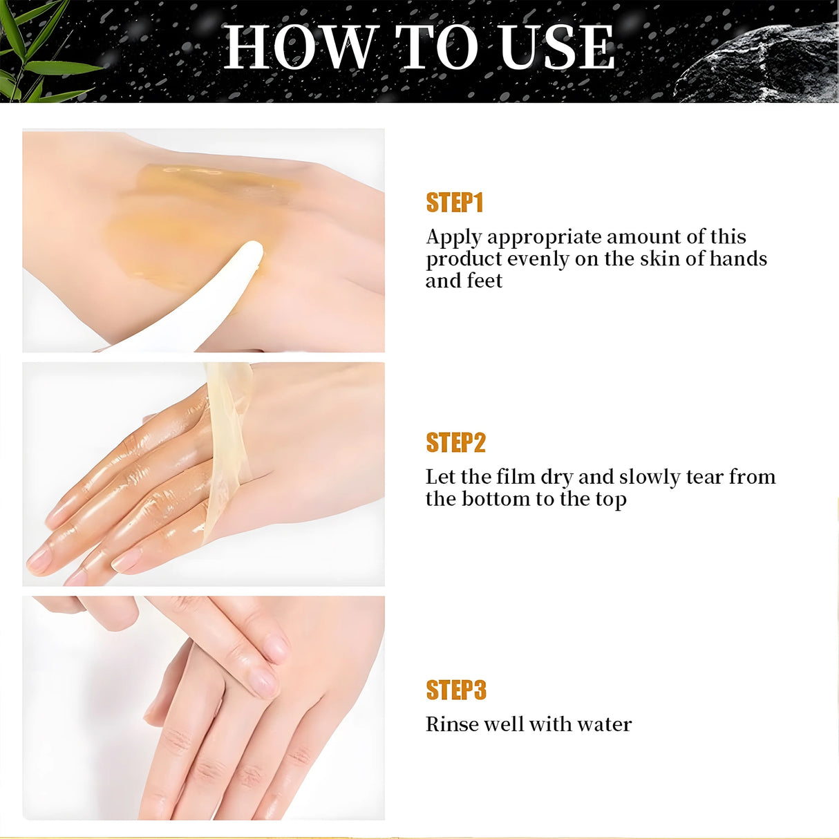 50g Turmeric Vitamin C Hand and Foot Mask, Plant-Based Care, Moisturizing and Nourishing, Apply and Wash Off Immediately, Smooths and Repairs, Lightens Skin, Nourishes, and Freshens Skin in One Step