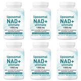 NAD+ Supplement with Glutathione Resveratrol Astaxanthin 10-in-1 Formula 60 Capsules for Men and Women Daily Wellness