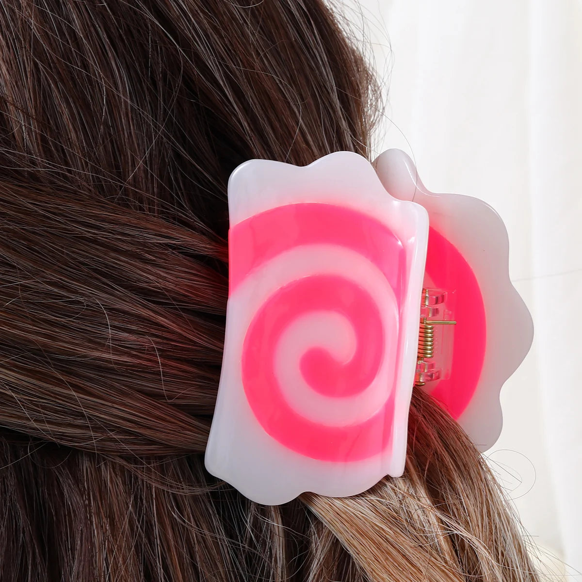 1pc Acrylic Simulation Food Hair Clip Back Head Hair Claw Creative Hair Accessories For Women Girls