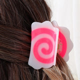 1pc Acrylic Simulation Food Hair Clip Back Head Hair Claw Creative Hair Accessories For Women Girls