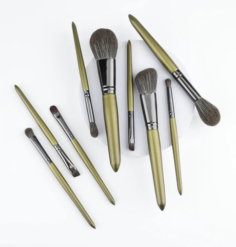 RANCAI 9PCS Makeup Brushes Set Eye Shadow Foundation Powder Contour Makeup Brush Cosmetic Beauty Tool Kit Free Shipping