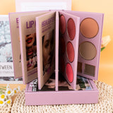 Eye Shadow Palette Five-page Flipbook Matte Pearlescent Lasting Non-smudge Multi-function Blush Contouring Highlighter Makeup