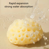 4-Piece Set of Honeycomb Bath Balls in Random Colors, Bath Sponges, Household Soft and Durable Bath Balls, Cute Scrubbing Bath Balls, Foaming Bath Balls, Essential for Home Bathing and Cleaning