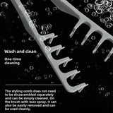 New Volumizing Wide-Tooth Hair Styling Comb Textured Styling Comb Korea Style Seam Covering Bangs Hair Combs For Men