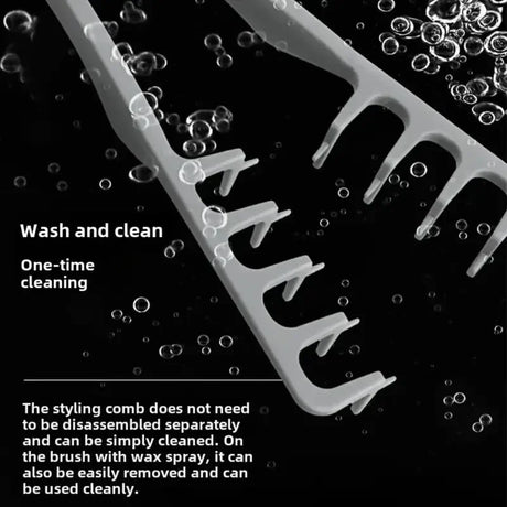 New Volumizing Wide-Tooth Hair Styling Comb Textured Styling Comb Korea Style Seam Covering Bangs Hair Combs For Men