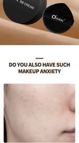 OCHEAL BB Cream Air Cushion Full Coverage Waterproof Long-lasting Concealer Cushion Compact Face Makeup Foundation CC Cream