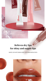 Lip Balm Moisturizing Mirror Lip Gloss Lip Vanilla Mint Iced Coffee Cake Smell Lipstick Transparent Lip Oil Makeup