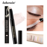 Eyeshadow Liner Sticks Matte & Shimmer Waterproof Metallic Glitter Eye Shadow Highlighter Pencil Eyeshadow Natural Cosmetics