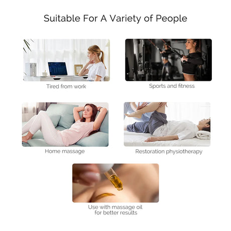Electric Fascia Knife Vibration Body Massager 10500RPM high vibration massage Massager Warm Body Lifting Blade Comb Massage Tool