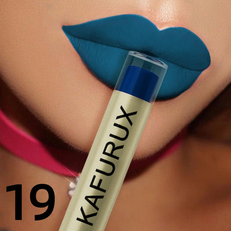 20 Colors Dark Brown Nude Liquid Lipsticks Waterproof Velvet Matte Lip Gloss Long Lasting Lip Glaze Beauty Red Lip Tint Makeup