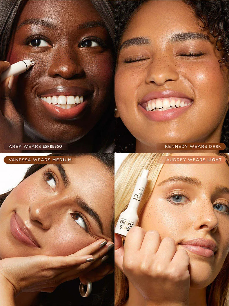 Facial Freckle Stamp Pencil,Natural Makeup for Freckles,Dark Spots, Moles,Waterproof,not easy to fade Concealer,Feminine Contour