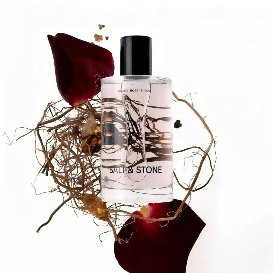 Salt & Stone Hair & Body Mist for Women & Men, Black Rose & Oud 3.4 Fl Oz | Body & Hair Mist, Dark & Floral Scented Body Spray, Gender Neutral Fragrance with Glycerin & Red Algae