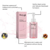 Collagen Makeup Remover Oil Jojoba Oil Makeup Remover Deep Cleansing Pore Dirt Gentle Daily Emulsifying Facial Cleanser Cosmetic