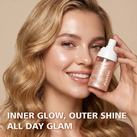 Luminous Setting Spray Smudge-resistant Quick-drying Non-sticky Long Lasting Locks Makeup Luminous Dewy Finish Setting Spray