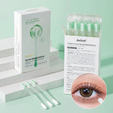 ikAllANT Makeup Remover Cotton Swabs - 25 pieces-Pre-soaked with Cleansing Liquid, Foldable for Instant Use, Beauty Cleaning,