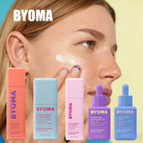 BYOMA Phyto-Mucin Glow Serum Luxury Facial Oil Deeply Hydrates And Repairs The Skin Barrier Tri-Ceramide Complex Peptides