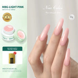 Nailpop Milky Smooth Builder Gel 30/100g for Nail Extension Long Lasting Quick Building UV Gel Soak Off Nail Art Design DIY