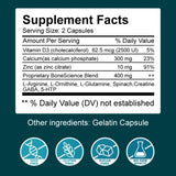Height Growth Supplement With Vitamins and Calcium Zinc Improves Bone Strength Natural Capsules Promotes Growth Improve Immunity