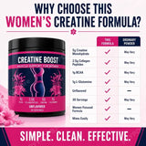 Creatine for Women Booty Builder Supplement with Collagen & BCAA Supports Muscle Development Post-Workout Recovery Elasticity