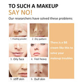 Butterfly Cushion BB Cream,Moisturizing Concealer Makeup Base BB Liquid Foundation,Butterfly Air Cushion Powder Puff CC Cream