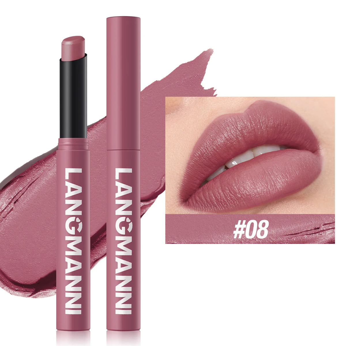 12 Colors Nude Matte Lipstick Waterproof Lip Sticks Not Fading Sexy Red Velvet for Women Make Up Long Lasting Lip Cosmetics
