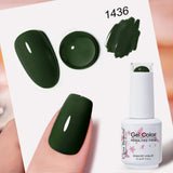 Clou Beaute Grey Color Nail Gel Polish Full Coverage Nail Polish Dark Red Gel Lacquer Varnish Vernis Semi Permanent Nail Art