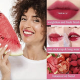 4 Color Fruity Lip Tint Water Gloss Tint, Moisturizing Waterproof Liquid Lipstick, Non-Stick, High Pigment, Long-Lasting Colors