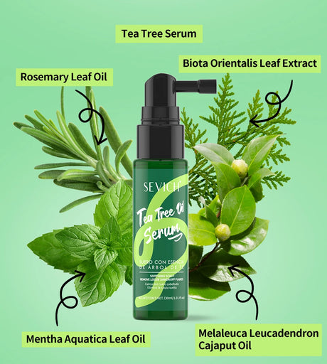 Tea Tree Essence Shampoo Hair Conditioner Set Deep Cleaning Moisturizing Scalp Strengthening Nourish Shiny Anti Hair Loss Care