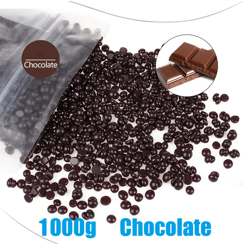 1000g/400g/50g Hot Wax Hair Removal Depilatory Waxing Wax Beads For Wax Heater Painless for Body Hairs Removal Beans