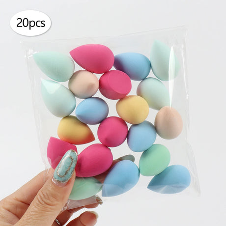 10/20/30/50/100Pcs Mini Makeup Sponge, Expands When Exposed to Water, Suitable for All Skin Types