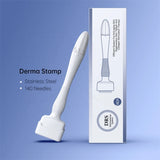 adjustable derma stamp  microneedle 140 pins skin care beard growth scalp hair