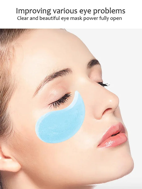 60Pcs Hyaluronic Acid Crystal Collagen Eye Mask Anti Dark Circles Remove Eye Bagsmoisturizing Firming Eye Patches Skin Care