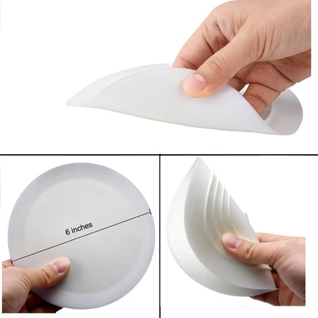 3PCS Bathtub Drain Stopper Cover,6 inch Silicone Bath Tub Plug Essentials Flat Suction for Kitchen Bathroom Laundry Accessories