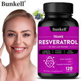 Resveratrol - Premium Antioxidant Supplement for Anti-Aging, Immune Support, Brain & Joint Health