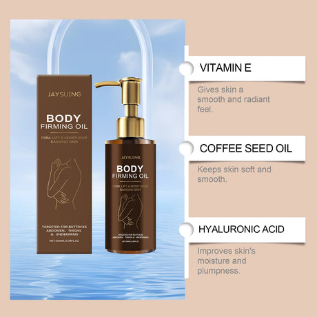 Moisturizing Anti Cellulite  Firming Body Oil Sagging Skin Tightening Anti-Aging for Body Refreshing Hydrate Firming Body Oil