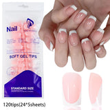 576pcs/Box Colorful Fake Nails Black Red Design Fake Nail Oval Short Square Press On False Nails Mixed Full Cover Nail Tips