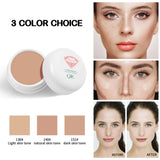 QIC Waterproof & Sweatproof Concealer Cream - Tattoo coverage, Long-Lasting Foundation, Natural,Full coverage, All Skin Types