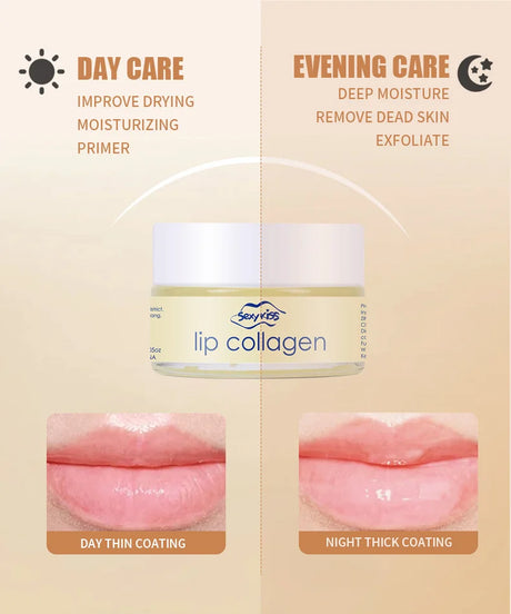 Korea Lips Care Mask Reduce Lip Wrinkles Remove Dead Skin Moisturizing Sleep Lip Balm Long-lasting Nourishing Lip Care Product