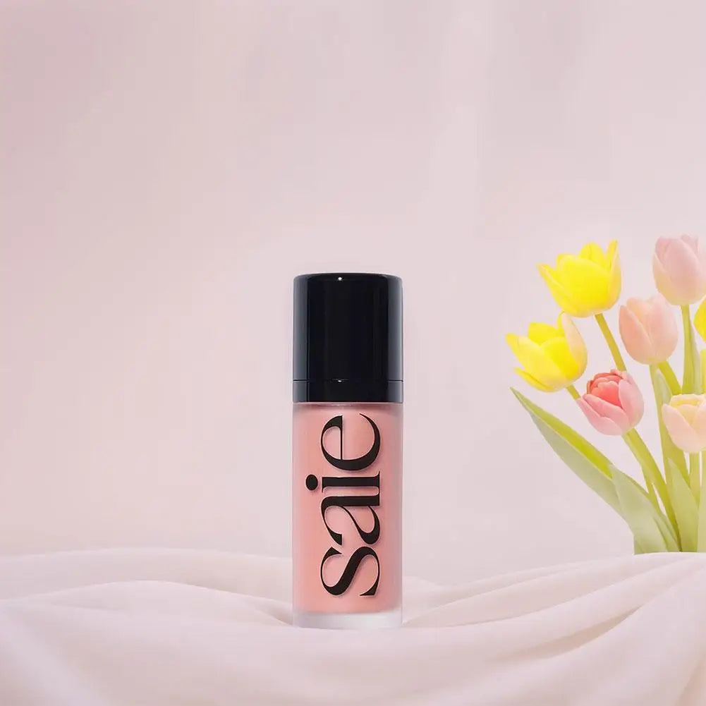 Saie Liquid Blush Highlighter Contouring Illuminating Shimmer Powder Quick-drying Non-sticky Natural Facial Makeup Soft Texture