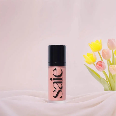 Saie Liquid Blush Highlighter Contouring Illuminating Shimmer Powder Quick-drying Non-sticky Natural Facial Makeup Soft Texture